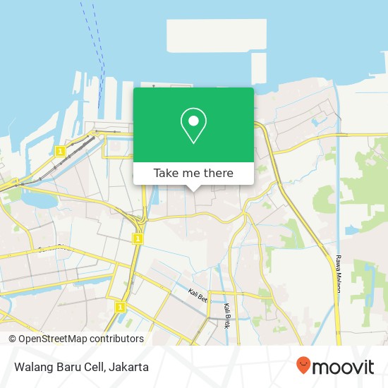 Walang Baru Cell, Jalan Walang Baru map