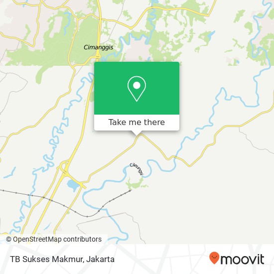 TB Sukses Makmur, Jalan Tlajung Udik map