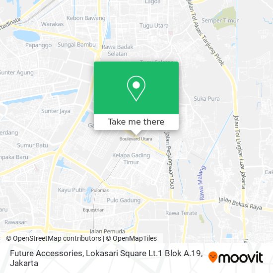 Future Accessories, Lokasari Square Lt.1 Blok A.19 map