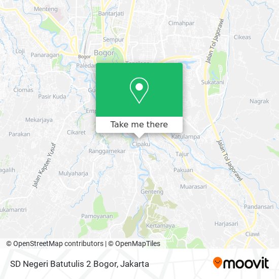 SD Negeri Batutulis 2 Bogor map