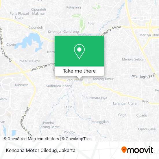 Kencana Motor Ciledug map