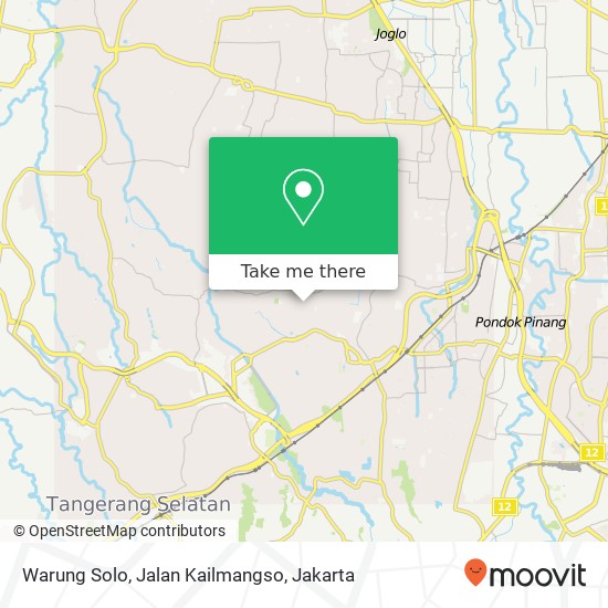 Warung Solo, Jalan Kailmangso map