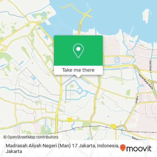 Madrasah Aliyah Negeri (Man) 17 Jakarta, Indonesia map