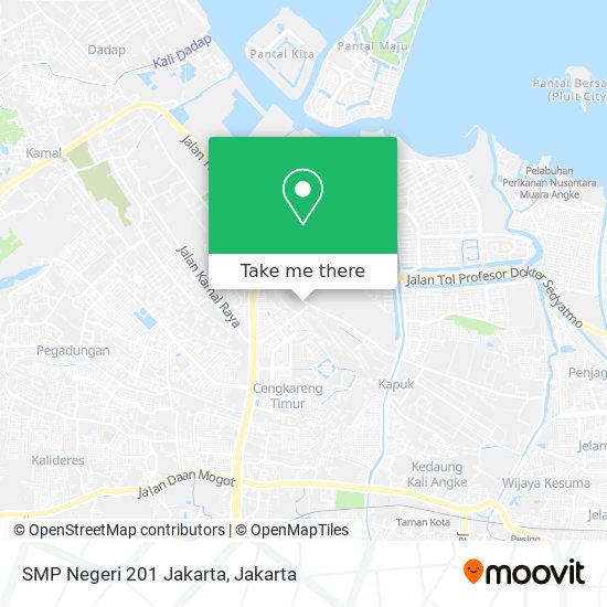 SMP Negeri 201 Jakarta map