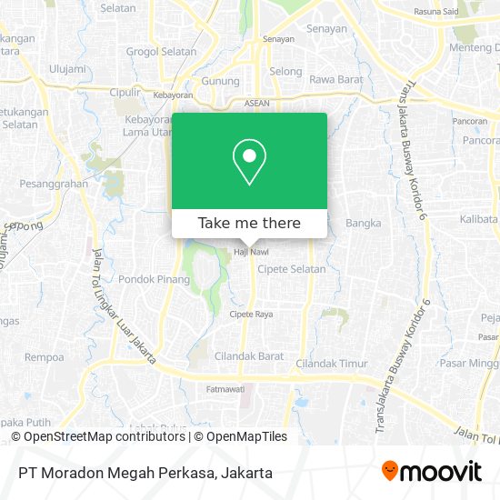 PT Moradon Megah Perkasa map