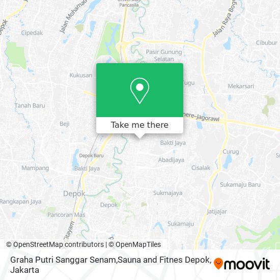 Graha Putri Sanggar Senam,Sauna and Fitnes Depok map
