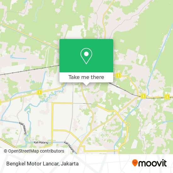 Bengkel Motor Lancar map