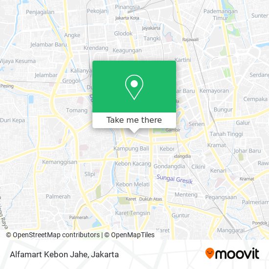Alfamart Kebon Jahe map