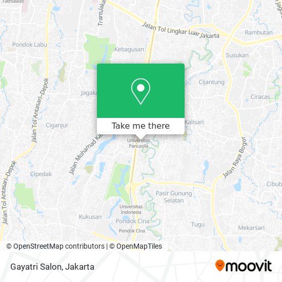 Gayatri Salon map