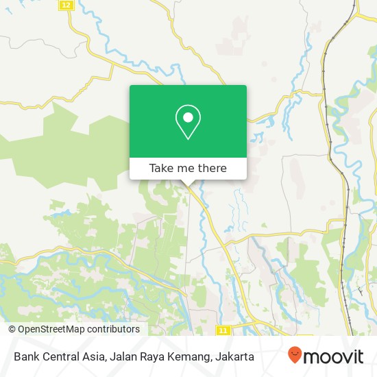 Bank Central Asia, Jalan Raya Kemang map