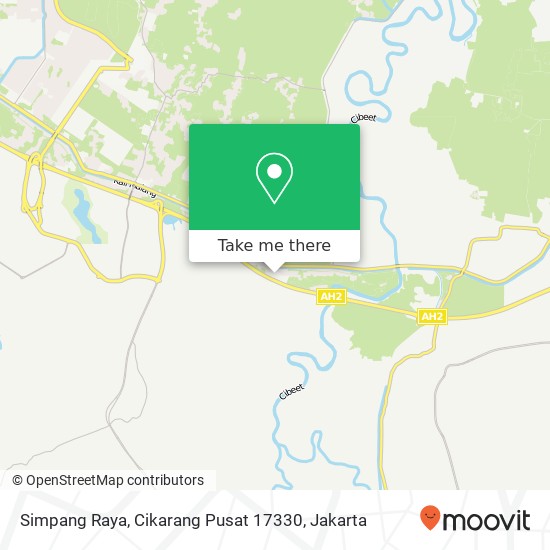 Simpang Raya, Cikarang Pusat 17330 map