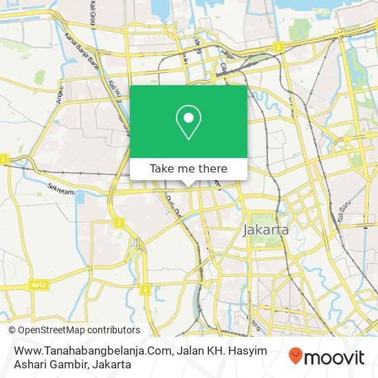 Www.Tanahabangbelanja.Com, Jalan KH. Hasyim Ashari Gambir map