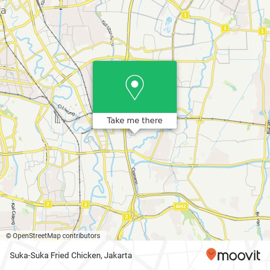 Suka-Suka Fried Chicken, Jalan Prumpung Tengah map