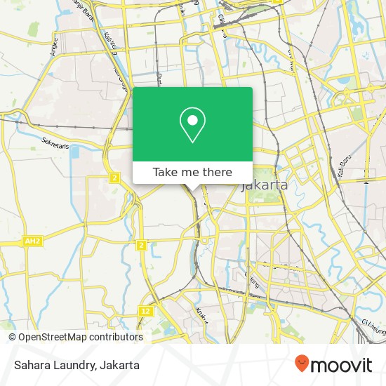 Sahara Laundry, Jalan Cilamaya Gambir map