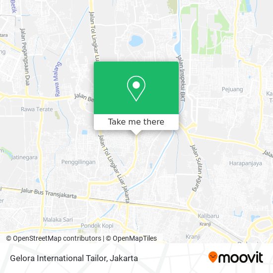 Gelora International Tailor map