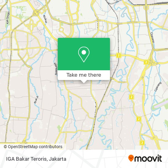 IGA Bakar Teroris map