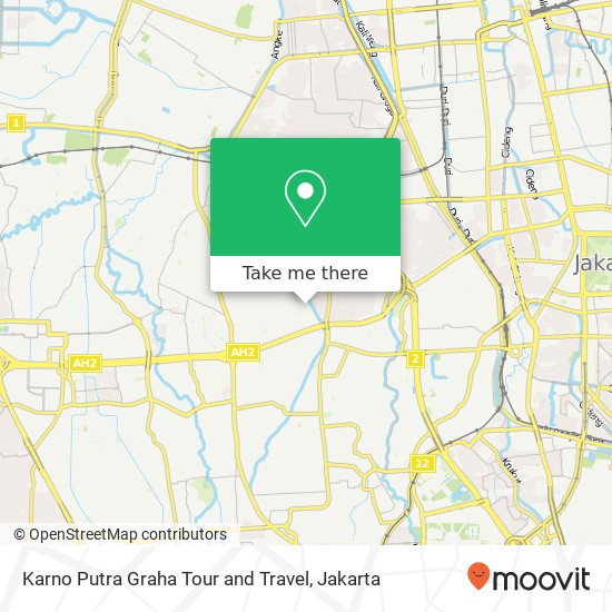 Karno Putra Graha Tour and Travel map