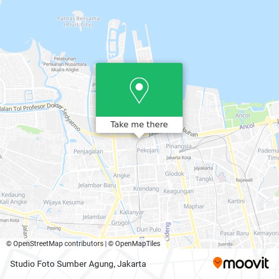 Studio Foto Sumber Agung map