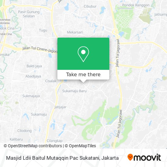 Masjid Ldii Baitul Mutaqqin Pac Sukatani map