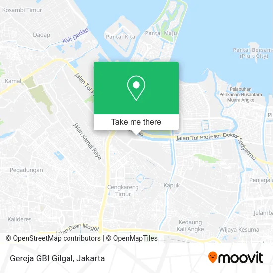 Gereja GBI Gilgal map