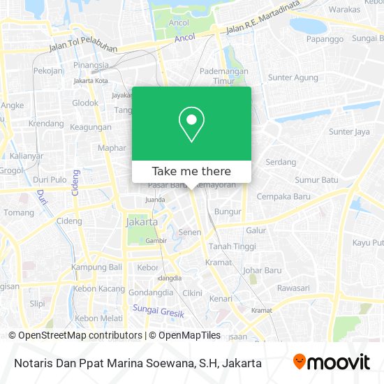 Notaris Dan Ppat Marina Soewana, S.H map