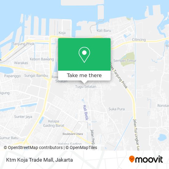 Ktm Koja Trade Mall map