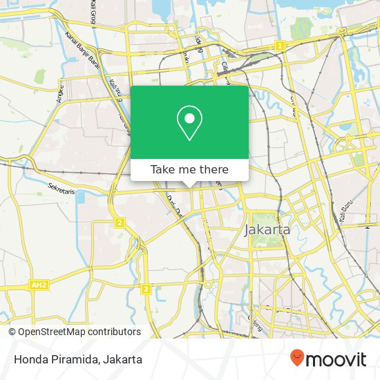 Honda Piramida, Jalan KH. Hasyim Ashari map