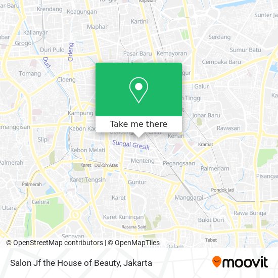 Salon Jf the House of Beauty map