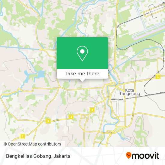 Bengkel las Gobang map