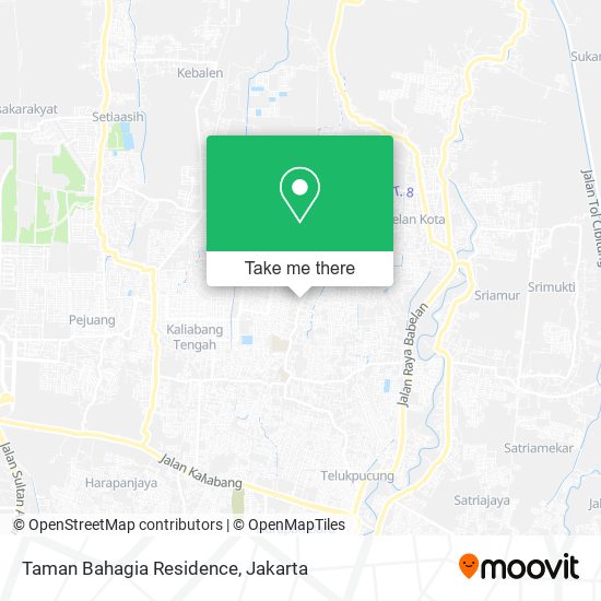Taman Bahagia Residence, Taman Bahagia Residence map