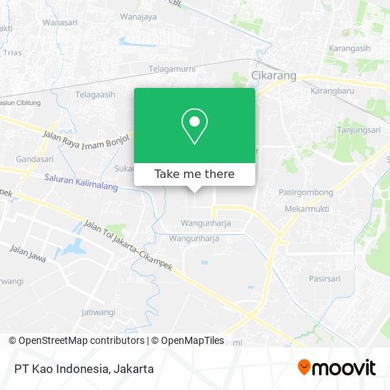 PT Kao Indonesia map