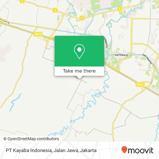 PT Kayaba Indonesia, Jalan Jawa map