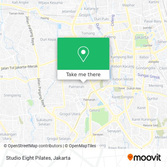 Studio Eight Pilates map