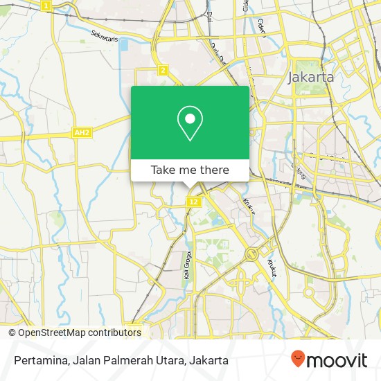 Pertamina, Jalan Palmerah Utara map