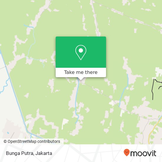 Bunga Putra, Jalan Raya Tambelang map