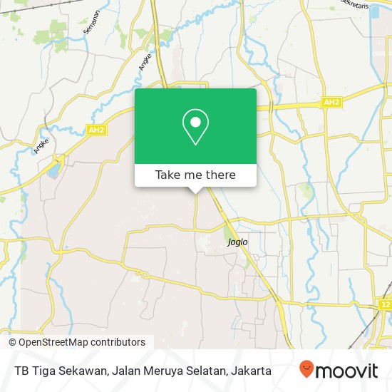 TB Tiga Sekawan, Jalan Meruya Selatan map