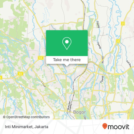 Inti Minimarket, Jalan Mataram map