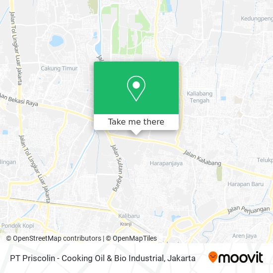 PT Priscolin - Cooking Oil & Bio Industrial map