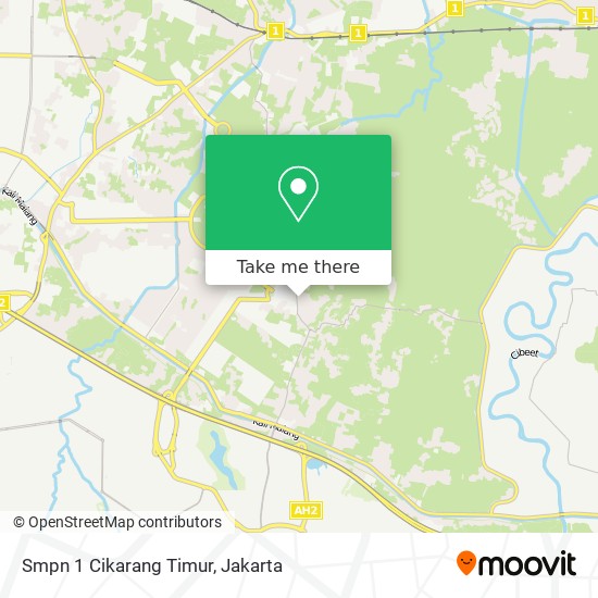 Smpn 1 Cikarang Timur map