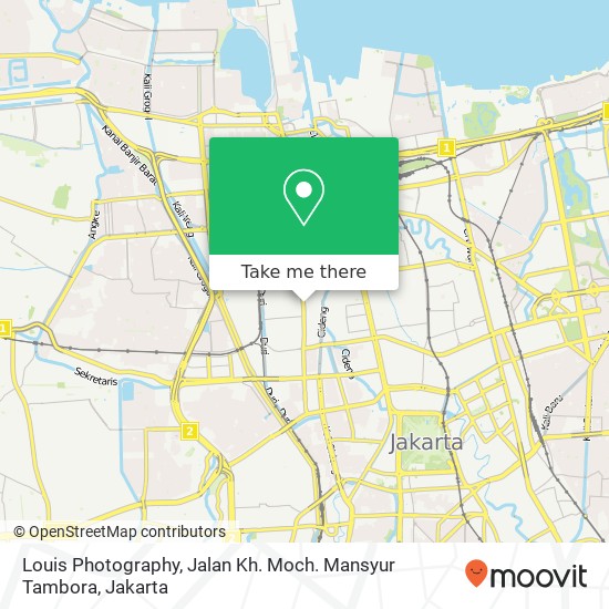 Louis Photography, Jalan Kh. Moch. Mansyur Tambora map