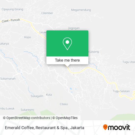 Emerald Coffee, Restaurant & Spa. map
