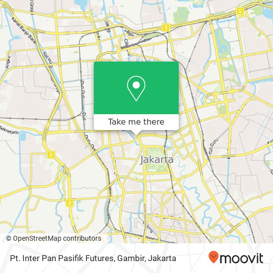 Pt. Inter Pan Pasifik Futures, Gambir map