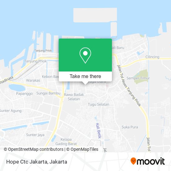 Hope Ctc Jakarta map