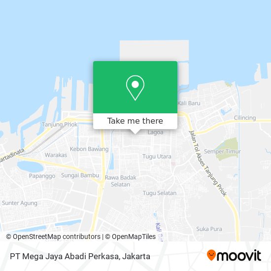 PT Mega Jaya Abadi Perkasa map