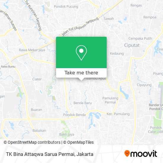 TK Bina Attaqwa Sarua Permai map