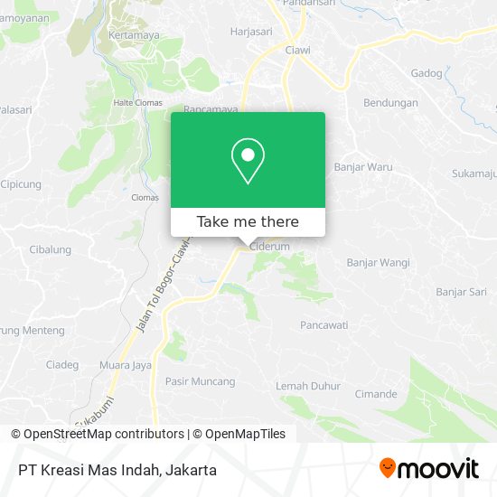 PT Kreasi Mas Indah map