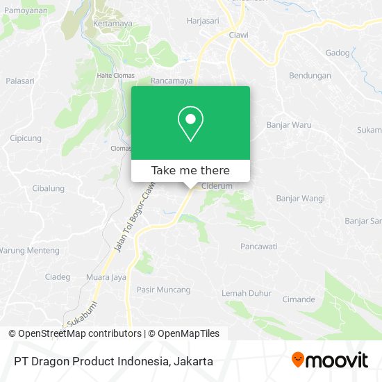 PT Dragon Product Indonesia map