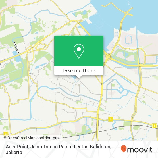 Acer Point, Jalan Taman Palem Lestari Kalideres map