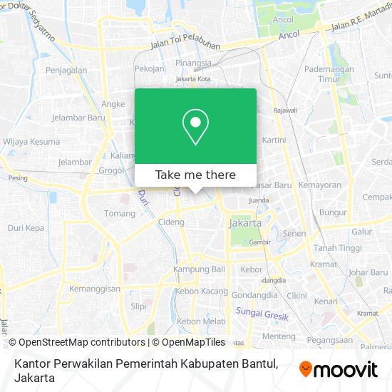 Kantor Perwakilan Pemerintah Kabupaten Bantul map