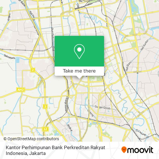 Kantor Perhimpunan Bank Perkreditan Rakyat Indonesia map